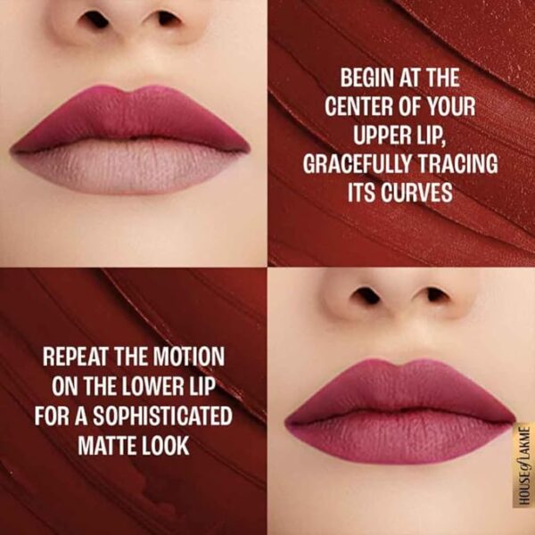 Lakme Forever Matte Lipstick, Made With French Rose Oil Extracts, Pink Unicorn, 4.5g - Image 6