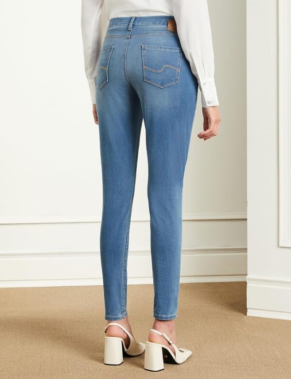 Symbol Premium Women's Skinny 4-Way Stretch Jeans (Mid Rise | Ankle Length | Desk-to-Dinner) - Image 4