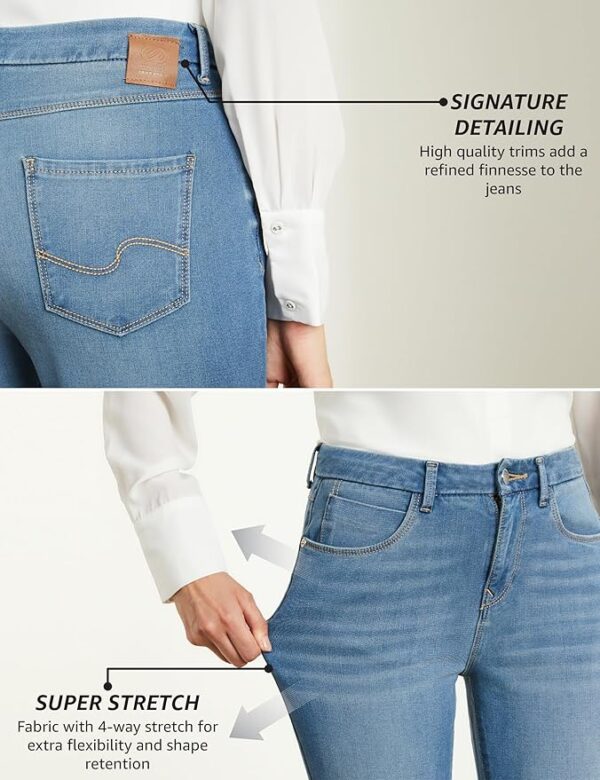 Symbol Premium Women's Skinny 4-Way Stretch Jeans (Mid Rise | Ankle Length | Desk-to-Dinner) - Image 6